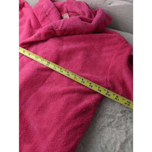 Victoria Secret Pink Y2K Terry Cloth Robe with tie Pockets Spell out on the - Picture 8 of 10